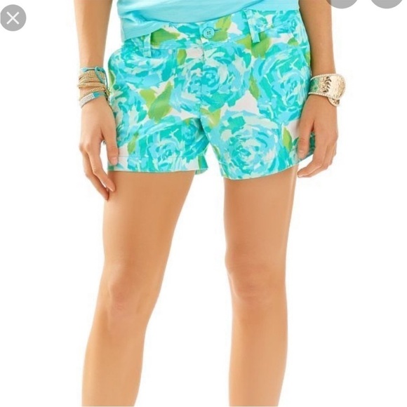 Lilly Pulitzer The Callahan Short in First Impression Poolside Blue - Picture 1 of 8